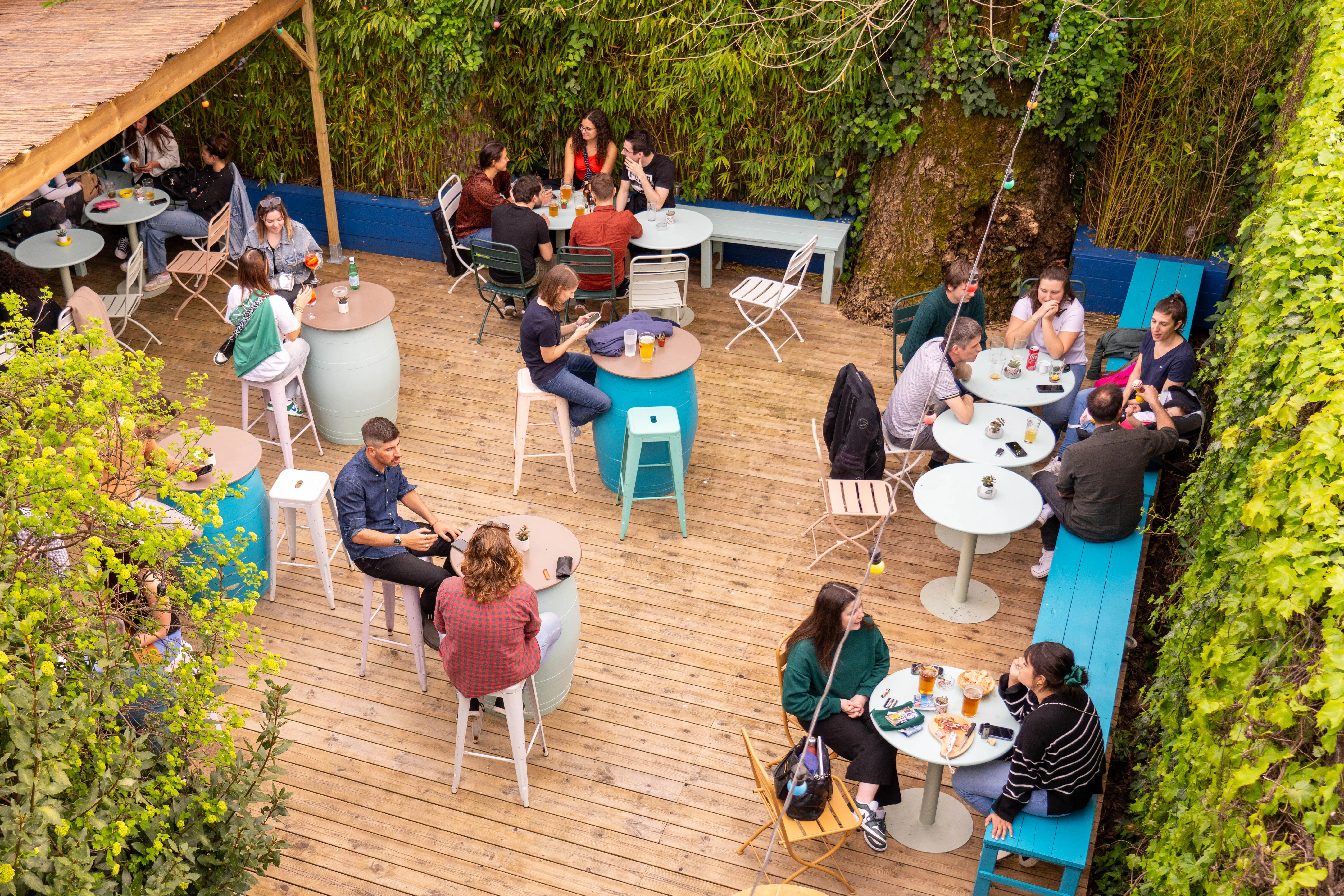 Terrasse végétalisée d'Eden Garden Mérignac